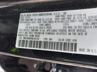 2024 Mazda CX-50 2.5 S Preferred Package with VIN 7MMVABBM0RN244794, listed as a IAAI auction lot 41848993 with 8,392 mi miles. Bid and sale history available at carsss.com. Image 9.
