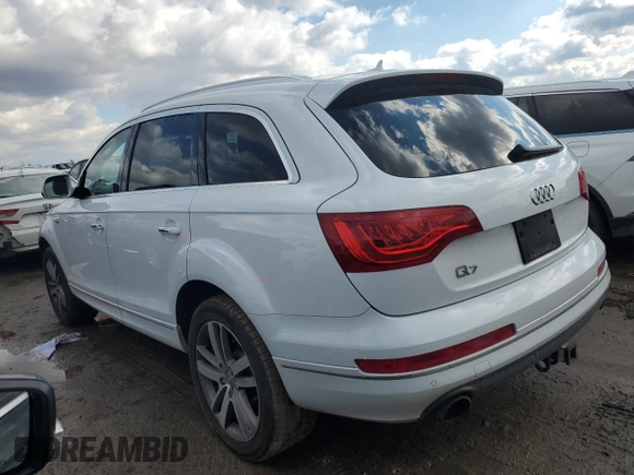 2013 Audi Q7 3.0T Premium Plus with VIN WA1LGAFE5DD016656, listed as a Copart auction lot 46071725 with 110,031 mi miles and Salvage Title. Bid and sale history available at carsss.com. Image 2.