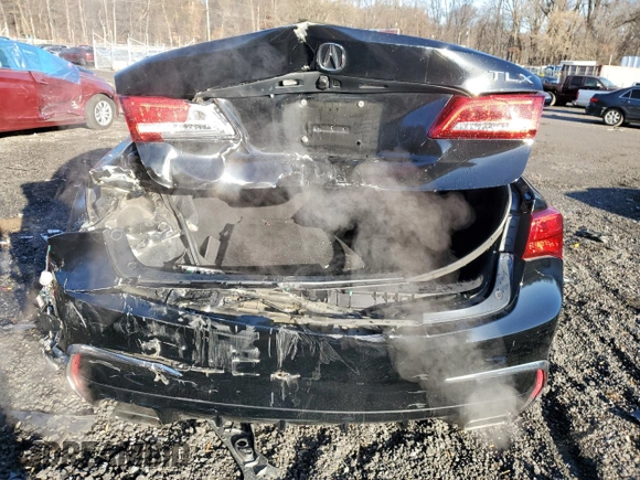 2019 Acura TLX with VIN 19UUB2F33KA003465, listed as a Copart auction lot 84418434 with 96,338 mi miles and Salvage Title. Bid and sale history available at carsss.com. Image 6.