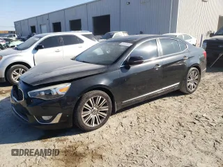 2015 Kia Cadenza Premium with VIN KNALN4D78F5173268, listed as a Copart auction lot 80953064 with 102,001 mi miles and Salvage Title. Bid and sale history available at carsss.com. Image 1.