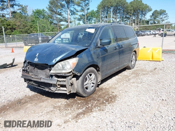 2006 Honda Odyssey EX-L with VIN 5FNRL38666B460590, listed as a IAAI auction lot 41998373 with 266,486 mi miles and . Bid and sale history available at carsss.com. Image 2.
