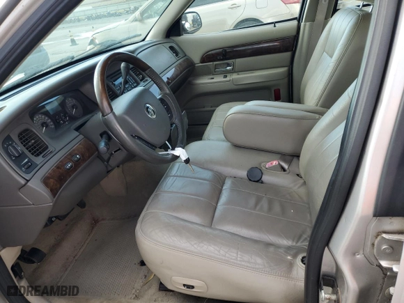 2010 Mercury Grand Marquis LS with VIN 2MEBM7FV0AX602472, listed as a Copart auction lot 72833864 with 73,376 mi miles and Salvage Title. Bid and sale history available at carsss.com. Image 7.