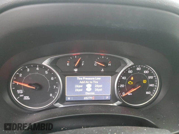2019 GMC Terrain SLE with VIN 3GKALTEV8KL269195, listed as a Copart auction lot 80860944 with 65,279 mi miles and Salvage Title. Bid and sale history available at DreamBid. Image 9.