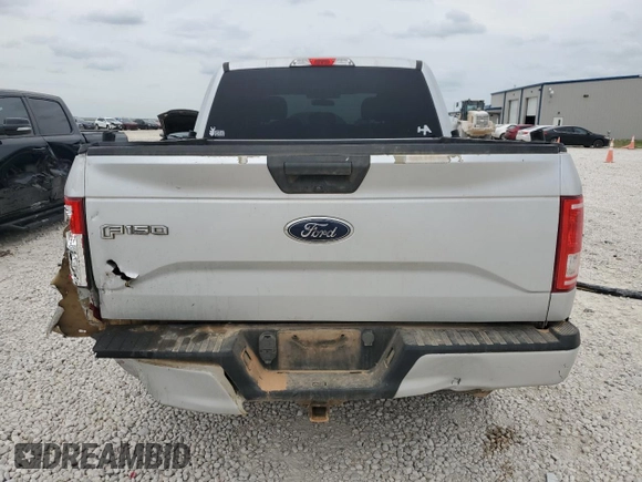 2017 Ford F-150 XL with VIN 1FTEW1EP3HKD52621, listed as a Copart auction lot 50790025 with 216,341 mi miles and Salvage Title. Bid and sale history available at carsss.com. Image 6.