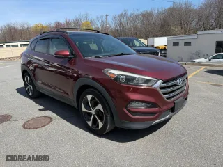 2016 Hyundai Tucson Limited with VIN KM8J3CA29GU121511, listed as a Copart auction lot 53992575 with 134,165 mi miles and Clean Title. Bid and sale history available at carsss.com. Image 1.