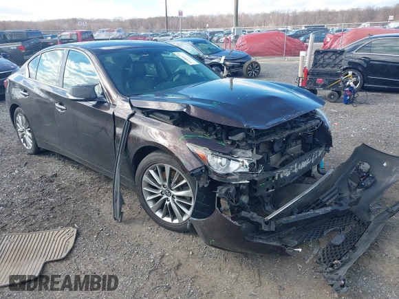 2018 Infiniti Q50 Sport z VIN JN1EV7AP9JM365995, wystawiony jako IAAI lot #41685674 z przebiegiem 140 288 mil mil oraz . Historia ofert i sprzedaży dostępna na DreamBid. Obrazek 1.