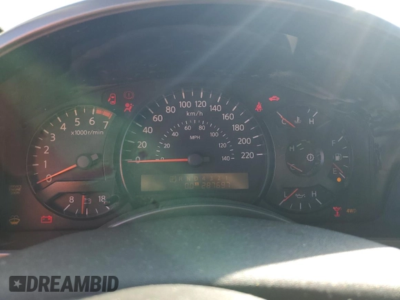 2007 Nissan Titan XE with VIN 1N6AA06B77N205996, listed as a Copart auction lot 62764125 with 287,697 mi miles and Clean title. Bid and sale history available at DreamBid. Image 9.