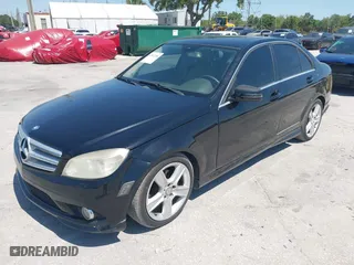2010 Mercedes-Benz C-Class C 300 Sport with VIN WDDGF8BB1AR121245, listed as a IAAI auction lot 42061384 with 1 mi miles. Bid and sale history available at carsss.com. Image 2.