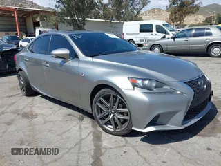 2016 Lexus IS 350 with VIN JTHBE1D21G5022824, listed as a IAAI auction lot 41934297 with 75,446 mi miles and . Bid and sale history available at DreamBid. Image 1.