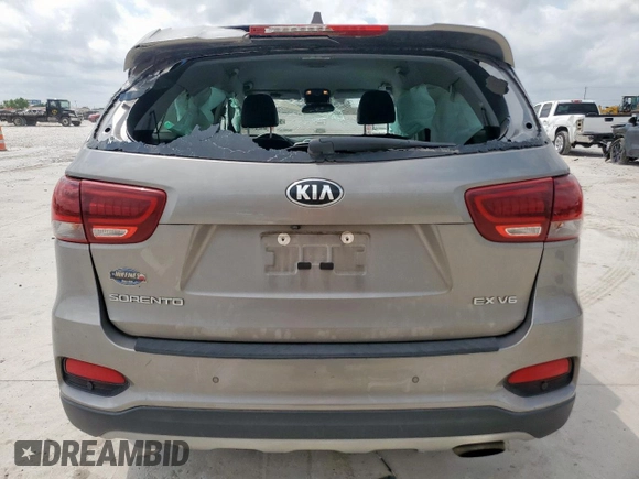 2019 Kia Sorento EX with VIN 5XYPH4A59KG534328, listed as a Copart auction lot 54894065 with 84,168 mi miles and Salvage title. Bid and sale history available at DreamBid. Image 6.