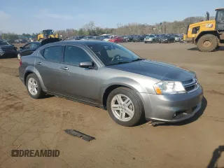 2013 Dodge Avenger SXT with VIN 1C3CDZCBXDN568479, listed as a Copart auction lot 54651885 with 68,989 mi miles and Salvage Title. Bid and sale history available at carsss.com. Image 4.