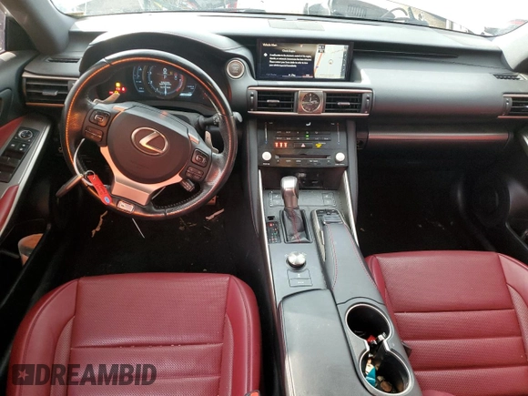 2017 Lexus IS 350 with VIN JTHBE1D28H5030761, listed as a Copart auction lot 79714064 with 109,932 mi miles and Salvage title. Bid and sale history available at DreamBid. Image 8.