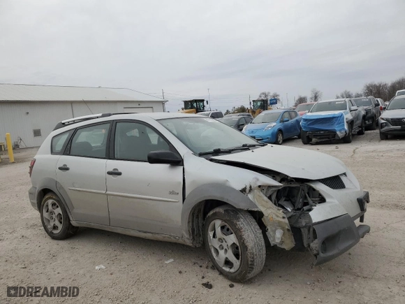 2003 Pontiac Vibe with VIN 5Y2SL62833Z412788, listed as a Copart auction lot 47295595 with 0 mi miles and Salvage Title. Bid and sale history available at carsss.com. Image 4.