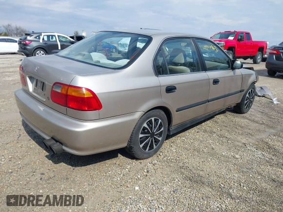 2000 Honda Civic LX with VIN 1HGEJ6574YL029220, listed as a IAAI auction lot 41669636 with 248,232 mi miles and . Bid and sale history available at carsss.com. Image 4.