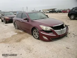 2012 Hyundai Genesis 3.8L with VIN KMHGC4DD5CU192261, listed as a Copart auction lot 51508465 with 0 mi miles and Salvage Title. Bid and sale history available at carsss.com. Image 10.