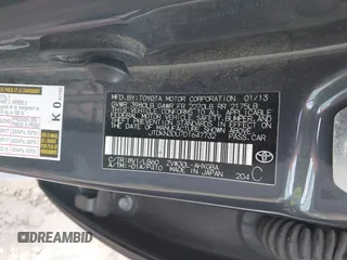 2013 Toyota Prius One with VIN JTDKN3DU7D1647732, listed as a IAAI auction lot 41845908 with 314,942 mi miles and . Bid and sale history available at DreamBid. Image 9.