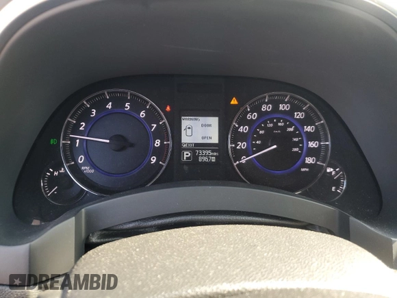 2017 Infiniti QX70 with VIN JN8CS1MU5HM143836, listed as a Copart auction lot 54615055 with 73,395 mi miles and Salvage title. Bid and sale history available at DreamBid. Image 9.