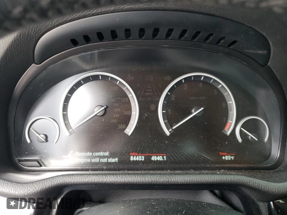 2017 BMW X4 xDrive28i with VIN 5UXXW3C38H0T79490, listed as a Copart auction lot 51083194 with 84,453 mi miles. Bid and sale history available at carsss.com. Image 9.