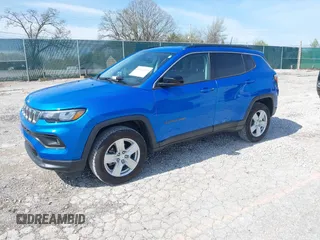 2022 Jeep Compass Latitude with VIN 3C4NJDBB5NT178361, listed as a IAAI auction lot 41874823 with 37,241 mi miles and . Bid and sale history available at DreamBid. Image 18.