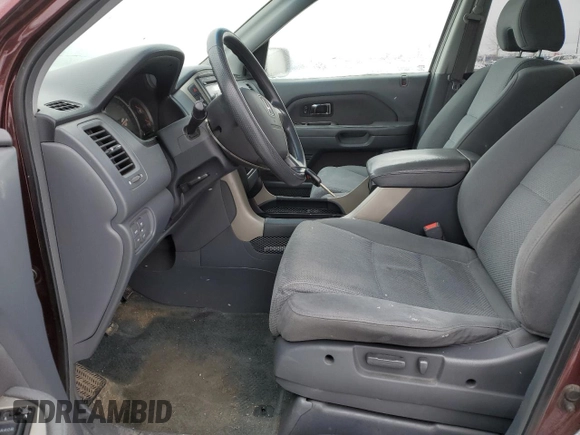 2007 Honda Pilot EX with VIN 2HKYF18407H001466, listed as a Copart auction lot 49218785 with 263,341 mi miles and Salvage Title. Bid and sale history available at DreamBid. Image 7.