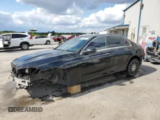 2022 Mercedes-Benz C 300 z VIN W1KAF4GB2NR050618, wystawiony jako Copart lot #52556855 z przebiegiem 78 281 mil mil oraz Szkoda całkowita • Salvage title. Historia ofert i sprzedaży dostępna na DreamBid. Obrazek 1.