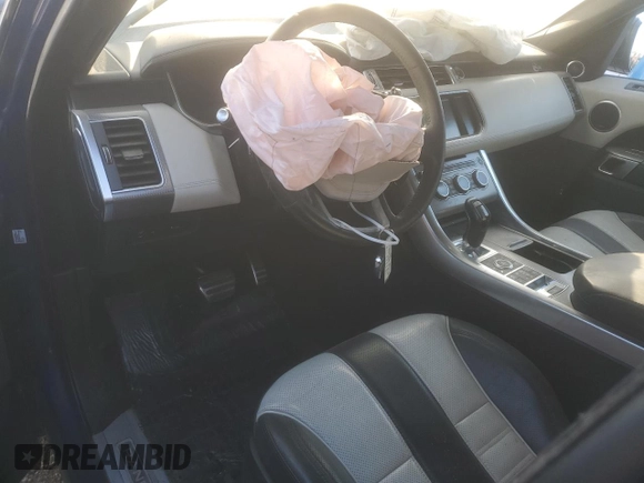 2016 Land Rover Range Rover Sport SVR with VIN SALWZ2EF4GA103637, listed as a Copart auction lot 72768934 with 106,690 mi miles and Salvage title. Bid and sale history available at DreamBid. Image 8.