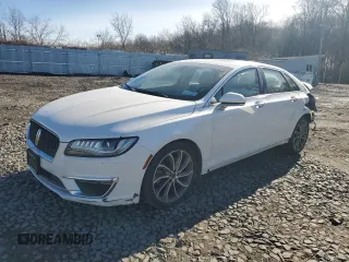 2019 Lincoln MKZ Reserve I with VIN 3LN6L5D90KR627884, listed as a Copart auction lot 44144705 with 25,789 mi miles and Salvage Title. Bid and sale history available at carsss.com. Image 1.