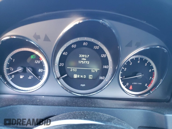 2010 Mercedes-Benz C 300 Sport with VIN WDDGF8BB2AF402620, listed as a Copart auction lot 83975224 with 175,772 mi miles and Salvage Title. Bid and sale history available at carsss.com. Image 9.