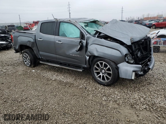 2022 GMC Canyon 4WD Denali with VIN 1GTG6EEN9N1214906, listed as a Copart auction lot 45132265 with 0 mi miles and Salvage Title. Bid and sale history available at carsss.com. Image 4.