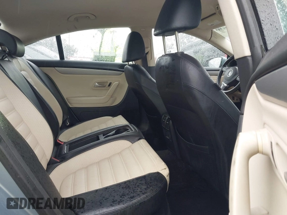 2012 Volkswagen CC Sport with VIN WVWMN7AN5CE541820, listed as a IAAI auction lot 41709393 with 98,459 mi miles. Bid and sale history available at carsss.com. Image 8.