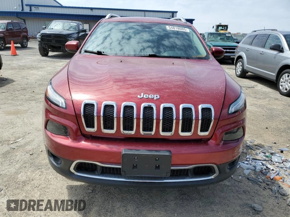 2016 Jeep Cherokee Limited z VIN 1C4PJMDS8GW121591, wystawiony jako Copart lot #54818085 z przebiegiem 108 625 mil mil oraz Czysty tytuł • Clean title. Historia ofert i sprzedaży dostępna na DreamBid. Obrazek 5.