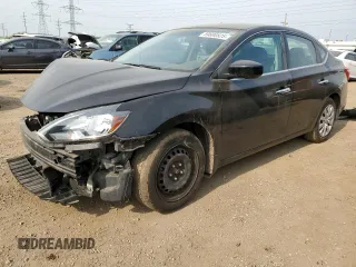 2017 Nissan Sentra SV with VIN 3N1AB7AP4HY273627, listed as a Copart auction lot 59600825 with 50,585 mi miles and Salvage title. Bid and sale history available at DreamBid. Image 1.