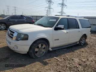 2007 Ford Expedition Max Limited with VIN 1FMFK19527LA41078, listed as a Copart auction lot 60135235 with 249,137 mi miles and Salvage title. Bid and sale history available at DreamBid. Image 1.