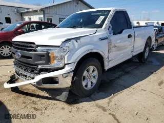 2019 Ford F-150 XL with VIN 1FTMF1CB5KKD81726, listed as a Copart auction lot 47206925 with 183,308 mi miles and Salvage Title. Bid and sale history available at carsss.com. Image 1.