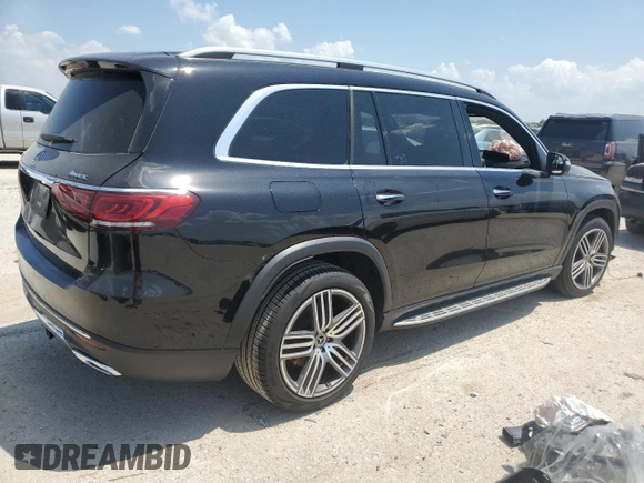 2021 Mercedes-Benz GLS 450 with VIN 4JGFF5KE8MA429333, listed as a Copart auction lot 66123684 with 39,818 mi miles and Salvage Title. Bid and sale history available at DreamBid. Image 3.
