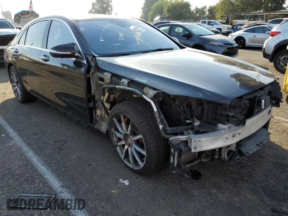2016 Mercedes-Benz S-Class AMG S 63 with VIN WDDUG7JB4GA242581, listed as a Copart auction lot 75032044 with 77,302 mi miles and Salvage Title. Bid and sale history available at carsss.com. Image 4.