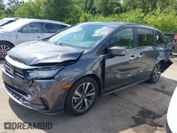2022 Honda Odyssey Touring with VIN 5FNRL6H89NB008814, listed as a IAAI auction lot 42597738 with 49,933 mi miles and . Bid and sale history available at DreamBid. Image 19.