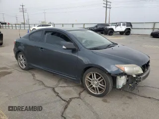 2005 Scion tC with VIN JTKDE177150041586, listed as a Copart auction lot 52210275 with 225,658 mi miles and Salvage Title. Bid and sale history available at carsss.com. Image 4.