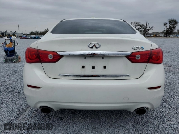 2014 Infiniti Q50 Hybrid Sport with VIN JN1AV7AP0EM692306, listed as a Copart auction lot 88644575 with 83,444 mi miles and Clean Title. Bid and sale history available at DreamBid. Image 6.