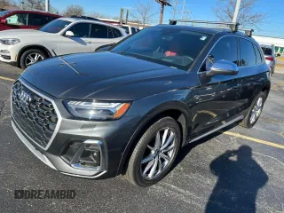 2021 Audi SQ5 Prestige with VIN WA1C4AFY7M2103652, listed as a Copart auction lot 48022374 with 20,316 mi miles and . Bid and sale history available at DreamBid. Image 2.