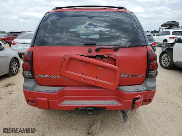 2002 Chevrolet TrailBlazer LTZ with VIN 1GNDT13S922268250, listed as a Copart auction lot 52828195 with 137,869 mi miles and Salvage Title. Bid and sale history available at carsss.com. Image 6.