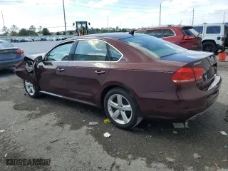 2012 Volkswagen Passat SE with VIN 1VWBH7A32CC066147, listed as a Copart auction lot 50908525 with 0 mi miles and Salvage Title. Bid and sale history available at carsss.com. Image 2.