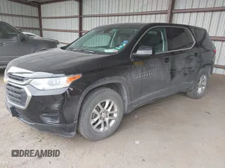 2019 Chevrolet Traverse LS with VIN 1GNERFKW0KJ248012, listed as a IAAI auction lot 41560587 with 120,799 mi miles. Bid and sale history available at carsss.com. Image 2.