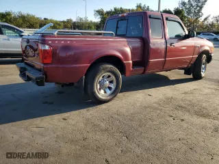 2002 Ford Ranger XL Fleet with VIN 1FTYR44V32PB52791, listed as a Copart auction lot 48700495 with 128,820 mi miles and Salvage Title. Bid and sale history available at carsss.com. Image 3.
