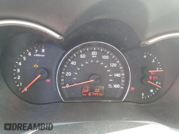 2015 Kia Sorento LX with VIN 5XYKT3A67FG562355, listed as a Copart auction lot 56797445 with 167,441 mi miles and Clean Title. Bid and sale history available at DreamBid. Image 9.