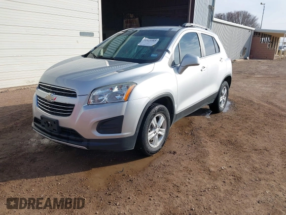 2015 Chevrolet Trax LT with VIN 3GNCJRSB0FL172030, listed as a IAAI auction lot 41523985 with 82,427 mi miles. Bid and sale history available at carsss.com. Image 18.