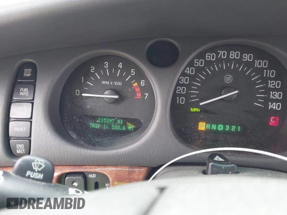 2003 Buick LeSabre Limited with VIN 1G4HR54K23U115628, listed as a IAAI auction lot 41819918 with 115,397 mi miles and . Bid and sale history available at carsss.com. Image 7.