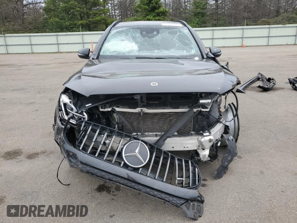 2021 Mercedes-Benz GLC with VIN W1N0G6EB8MF891675, listed as a Copart auction lot 71702724 with 53,998 mi miles and Salvage Title. Bid and sale history available at carsss.com. Image 5.