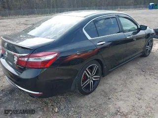 2016 Honda Accord Sedan Sport with VIN 1HGCR2F54GA209555, listed as a IAAI auction lot 41863092 with 219,154 mi miles. Bid and sale history available at carsss.com. Image 4.
