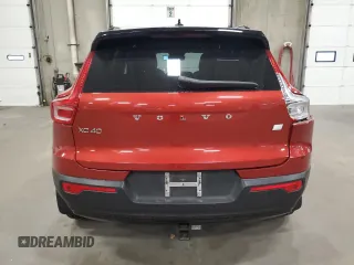 2021 Volvo XC40 with VIN YV4ED3UR8M2529871, listed as a Copart auction lot 57584345 with 35,609 mi miles and Salvage title. Bid and sale history available at DreamBid. Image 6.